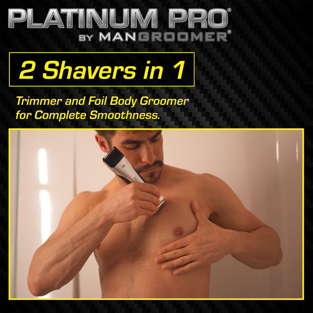 $20 Body Groomer Bundle Offer! - Buy a New MANGROOMER - Ultimate PRO Back Shaver, get a Platinum PRO Body Groomer for only $20 Extra!