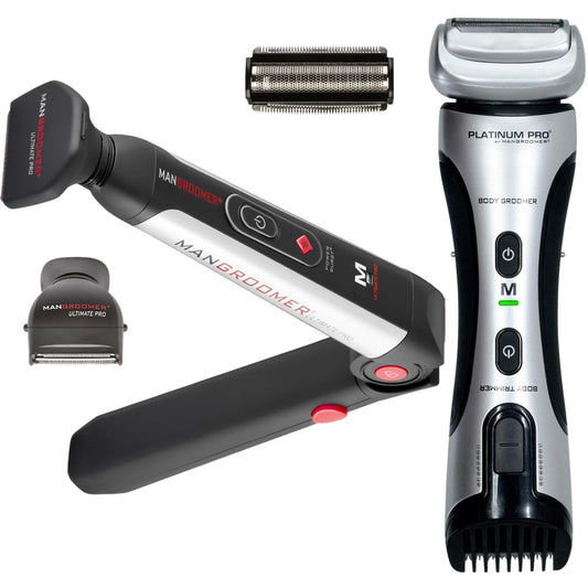 $20 Body Groomer Bundle Offer! - Buy a New MANGROOMER - Ultimate PRO Back Shaver, get a Platinum PRO Body Groomer for only $20 Extra!